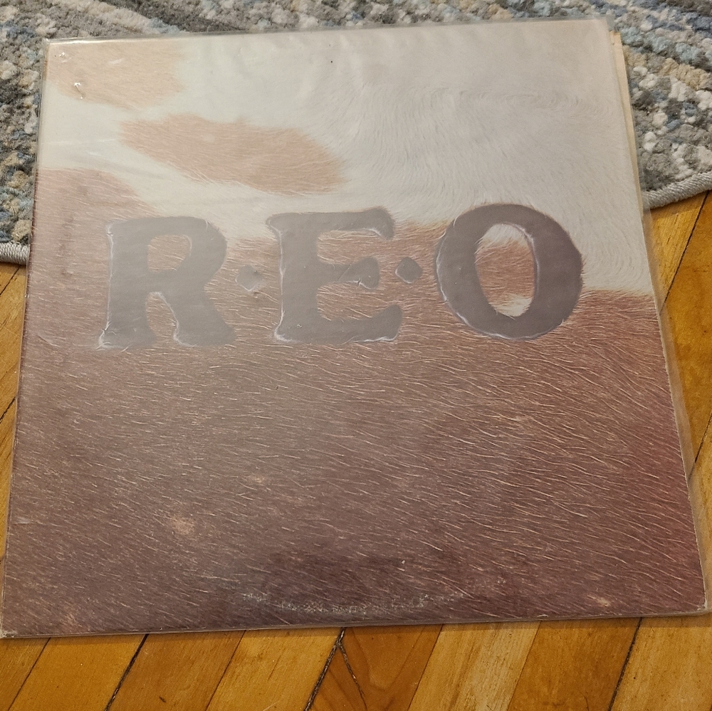 REO SPEEDWAGON vintage vinyl album black orange LIKE NEW